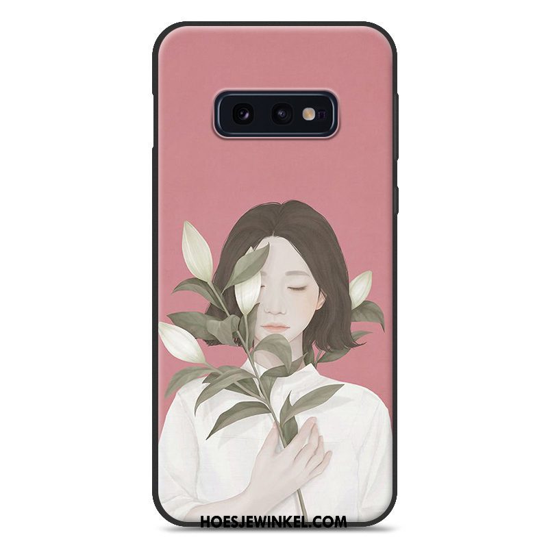 Samsung Galaxy S10e Hoesje Hanger Zacht Mobiele Telefoon, Samsung Galaxy S10e Hoesje Rood Vers