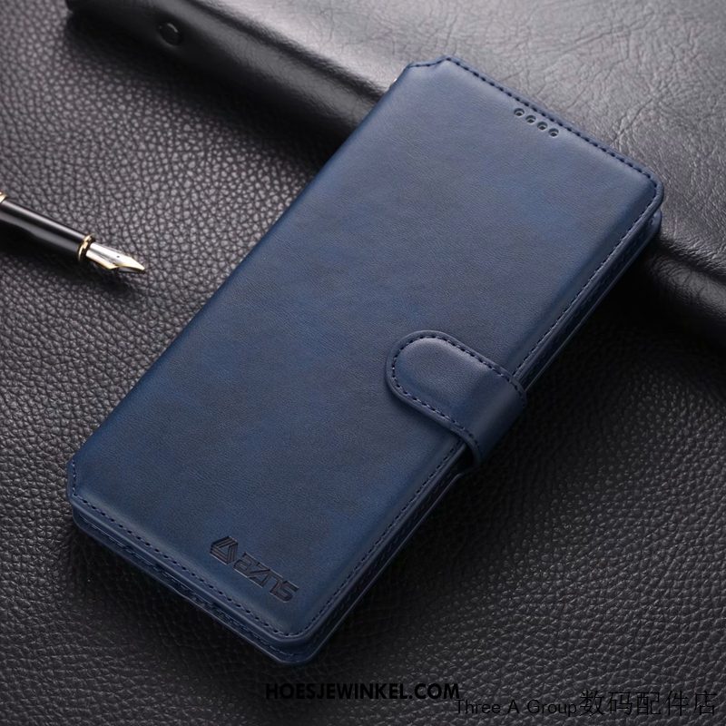 Samsung Galaxy S20+ Hoesje Folio Ster Blauw, Samsung Galaxy S20+ Hoesje Bescherming Mobiele Telefoon