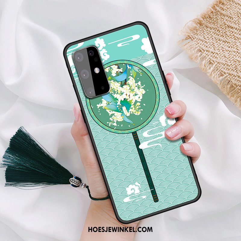 Samsung Galaxy S20+ Hoesje Trend Klassiek Groen, Samsung Galaxy S20+ Hoesje Ster Bescherming