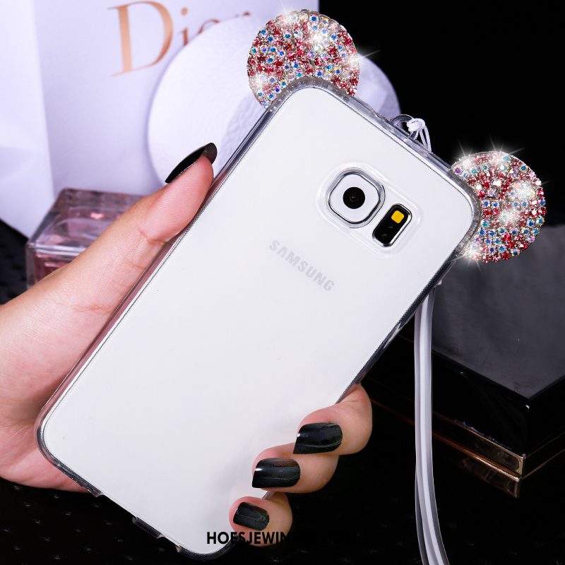 Samsung Galaxy S6 Hoesje Hanger Roze Mobiele Telefoon, Samsung Galaxy S6 Hoesje Siliconen Hoes