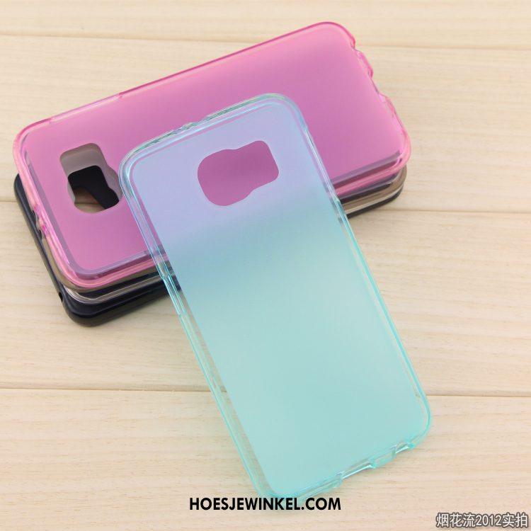 Samsung Galaxy S6 Hoesje Mobiele Telefoon Bescherming Blauw, Samsung Galaxy S6 Hoesje Hoes Schrobben