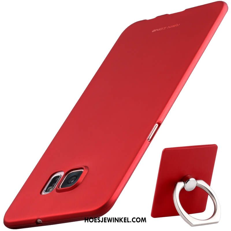 Samsung Galaxy S6 Hoesje Ster Mobiele Telefoon Hoes, Samsung Galaxy S6 Hoesje Rood Zacht