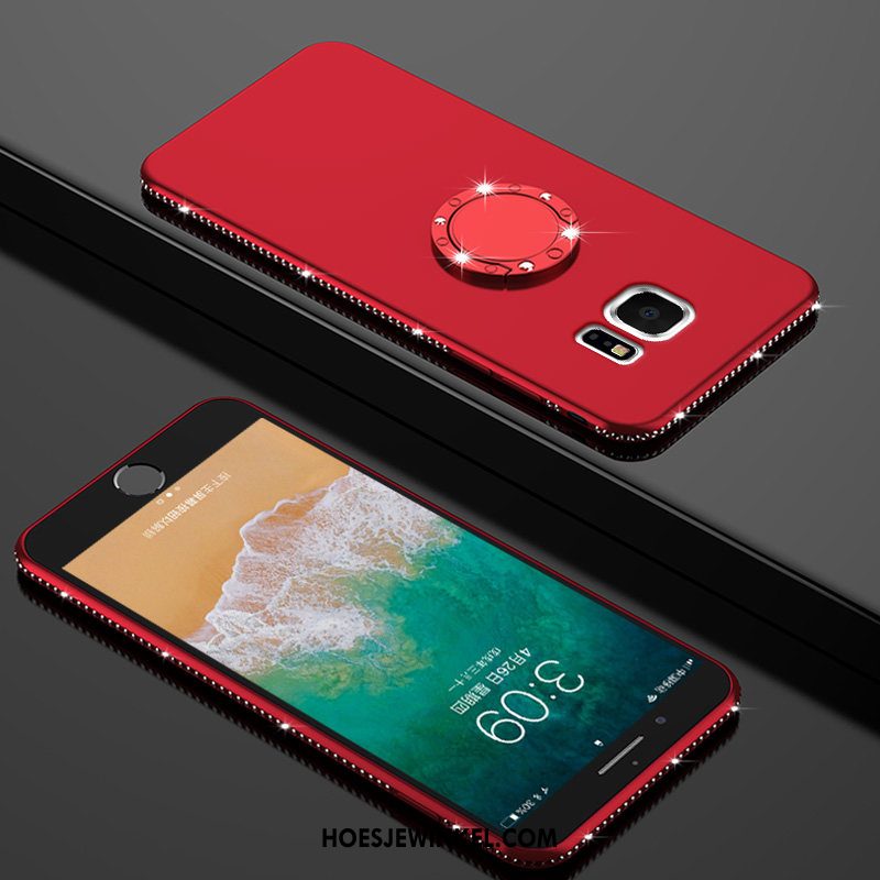 Samsung Galaxy S7 Edge Hoesje Net Red Hoes Persoonlijk, Samsung Galaxy S7 Edge Hoesje Schrobben Zacht