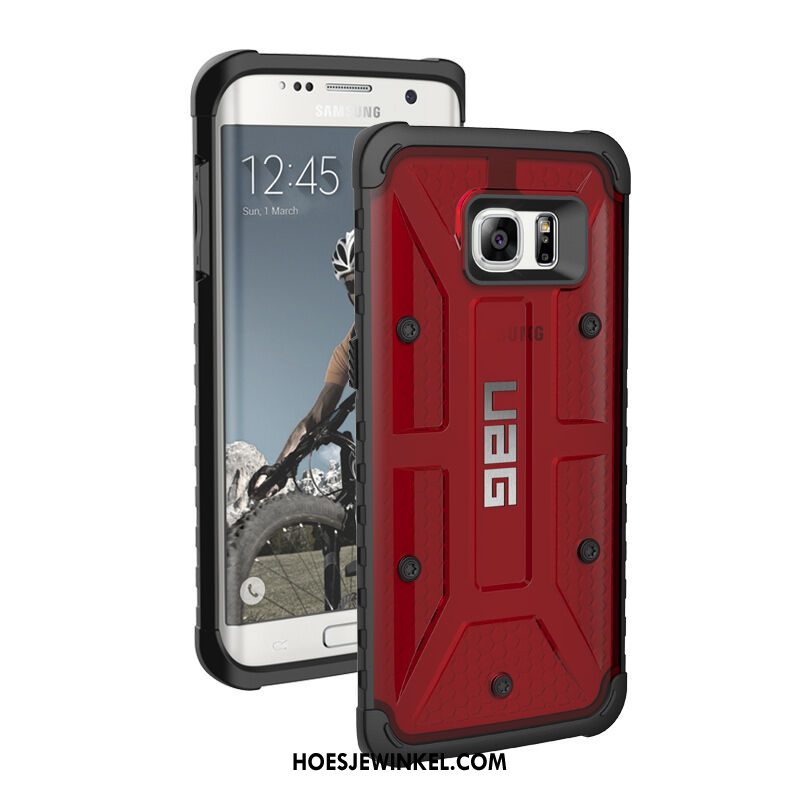 Samsung Galaxy S7 Hoesje Bescherming Ster Hoes, Samsung Galaxy S7 Hoesje Rood Mobiele Telefoon