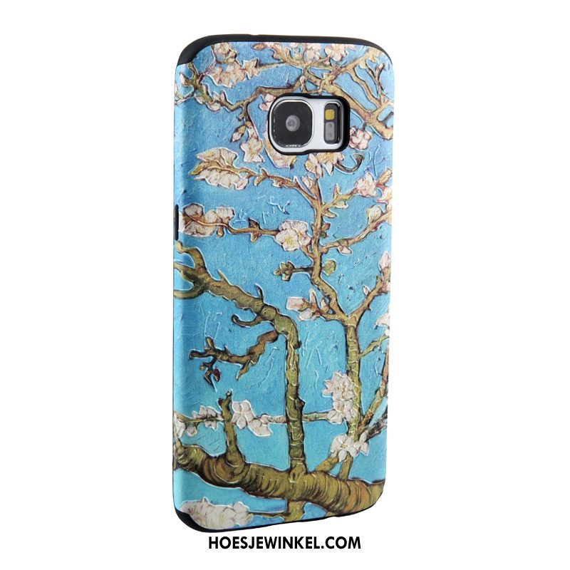 Samsung Galaxy S7 Hoesje Mobiele Telefoon Trend Reliëf, Samsung Galaxy S7 Hoesje Zacht Schrobben