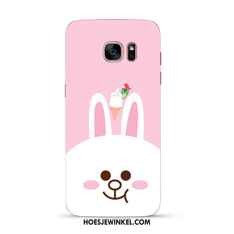 Samsung Galaxy S7 Hoesje Roze Mobiele Telefoon Scheppend, Samsung Galaxy S7 Hoesje Geel Hoes