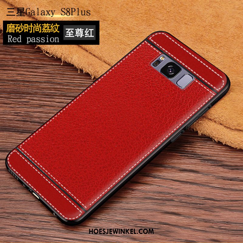 Samsung Galaxy S8+ Hoesje Anti-fall Rood Zacht, Samsung Galaxy S8+ Hoesje Mobiele Telefoon Hoes