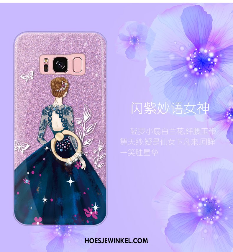 Samsung Galaxy S8 Hoesje Mobiele Telefoon Bescherming Hoes, Samsung Galaxy S8 Hoesje Siliconen Purper