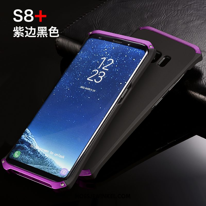 Samsung Galaxy S8+ Hoesje Ster Purper Mobiele Telefoon, Samsung Galaxy S8+ Hoesje Hard Hoes