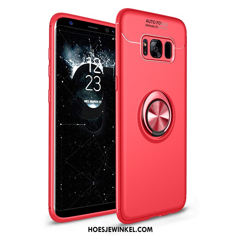 Samsung Galaxy S8+ Hoesje Ster Rood Schrobben, Samsung Galaxy S8+ Hoesje Anti-fall Bescherming