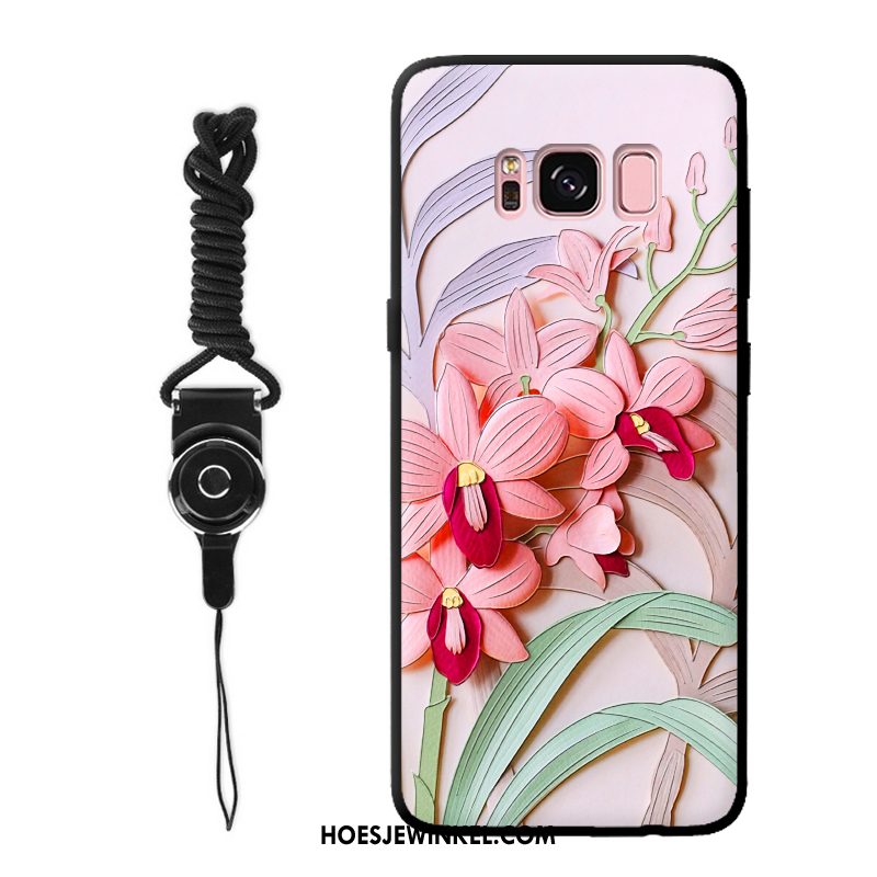 Samsung Galaxy S8+ Hoesje Zacht Siliconen All Inclusive, Samsung Galaxy S8+ Hoesje Roze Mobiele Telefoon