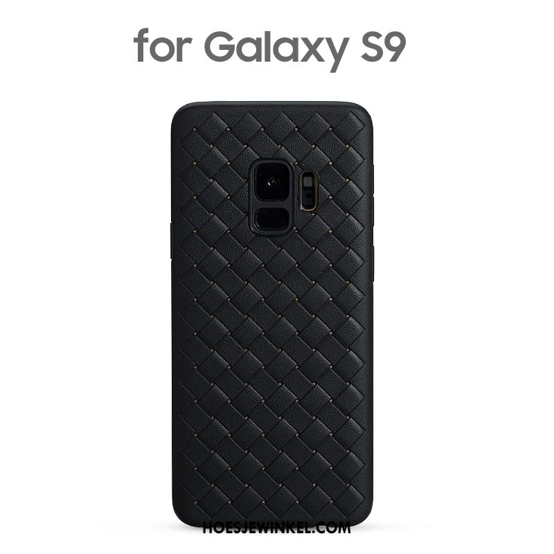 Samsung Galaxy S9 Hoesje Kwaliteit Weven Siliconen, Samsung Galaxy S9 Hoesje Mobiele Telefoon Leer