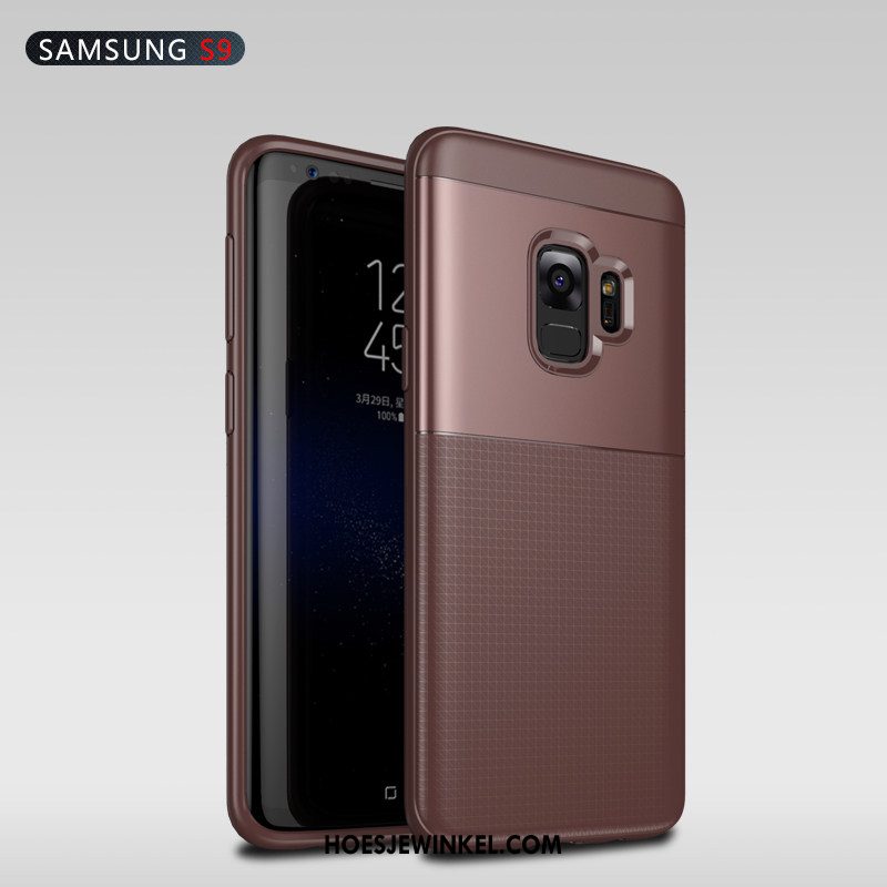 Samsung Galaxy S9 Hoesje Lichte En Dun Scheppend Persoonlijk, Samsung Galaxy S9 Hoesje All Inclusive Zacht Braun