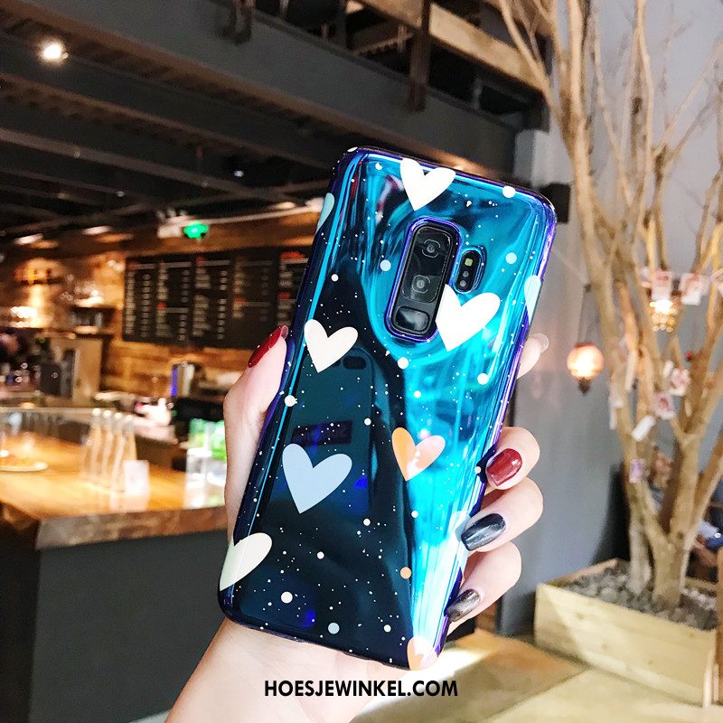 Samsung Galaxy S9+ Hoesje Mobiele Telefoon Anti-fall Blauw, Samsung Galaxy S9+ Hoesje Ster Bescherming