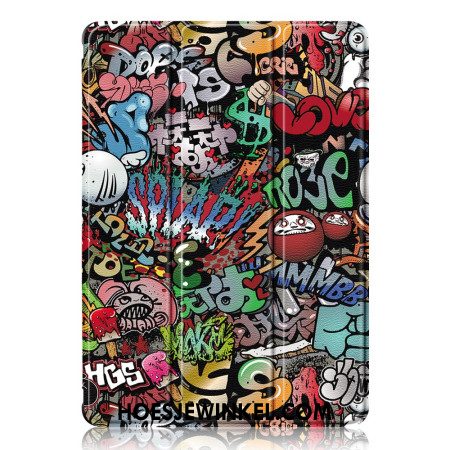 Samsung Galaxy Tab S10 Plus Transparante Achterkant Graffiti