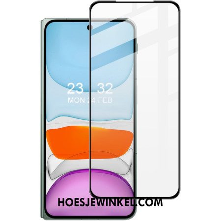 Schermbeschermer Van Gehard Glas Met Zwarte Randen Voor Oneplus Open/oppo Find N3