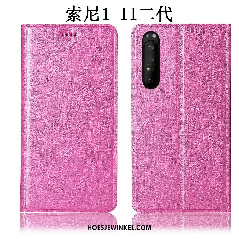 Sony Xperia 1 Ii Hoesje Folio All Inclusive Zijde, Sony Xperia 1 Ii Hoesje Hoes Anti-fall