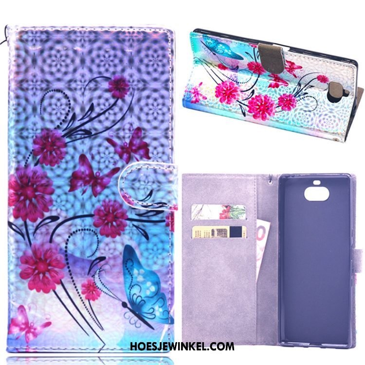 Sony Xperia 10 Hoesje Mobiele Telefoon Clamshell Siliconen, Sony Xperia 10 Hoesje Blauw Hoes