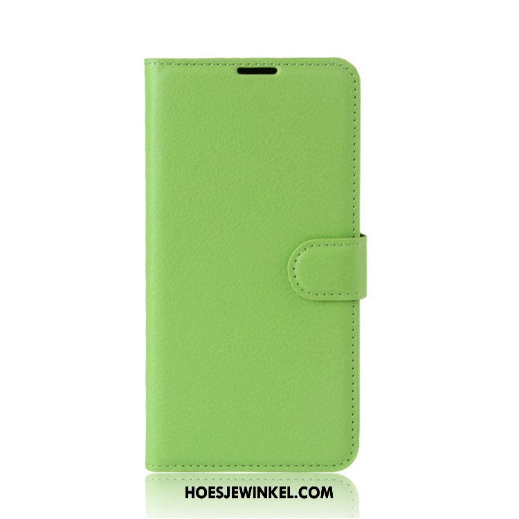 Sony Xperia L1 Hoesje Folio Anti-fall Portemonnee, Sony Xperia L1 Hoesje Groen Leren Etui