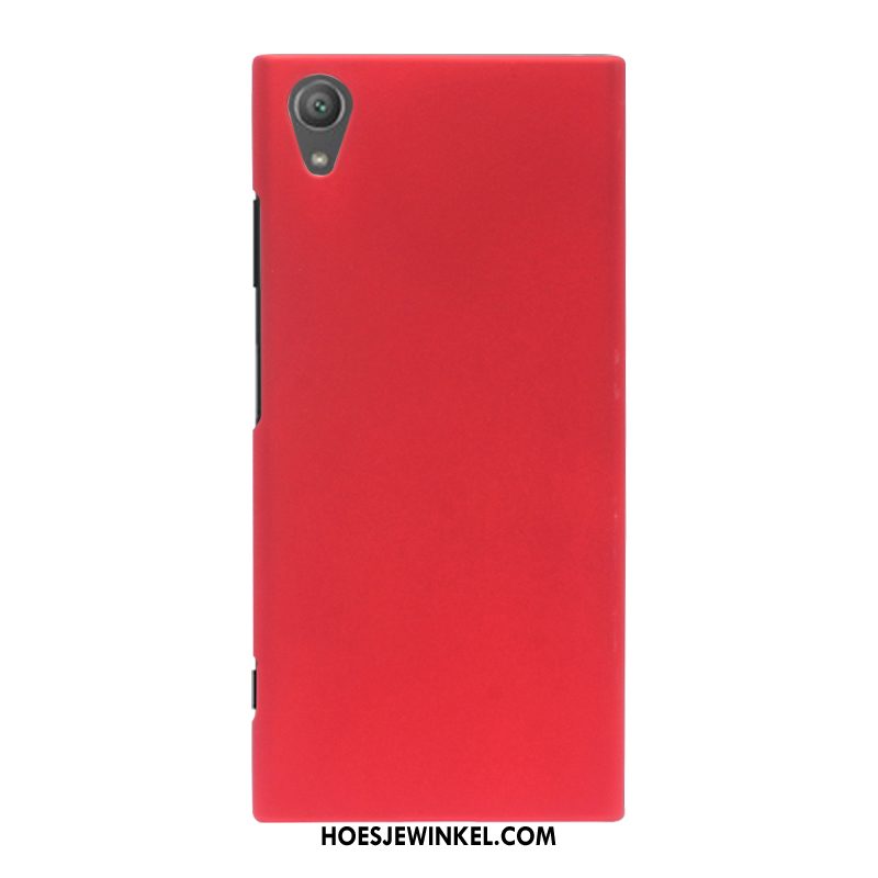Sony Xperia Xa1 Plus Hoesje Bescherming Eenvoudige Mobiele Telefoon, Sony Xperia Xa1 Plus Hoesje Hoes Rood