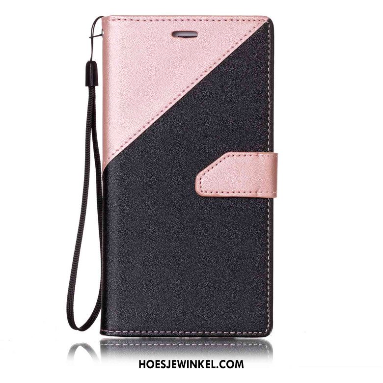 Sony Xperia Xa1 Plus Hoesje Bescherming Folio Leren Etui, Sony Xperia Xa1 Plus Hoesje Mobiele Telefoon Hanger