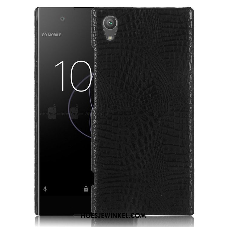 Sony Xperia Xa1 Plus Hoesje Krokodil Bescherming Hoes, Sony Xperia Xa1 Plus Hoesje Mobiele Telefoon Hard