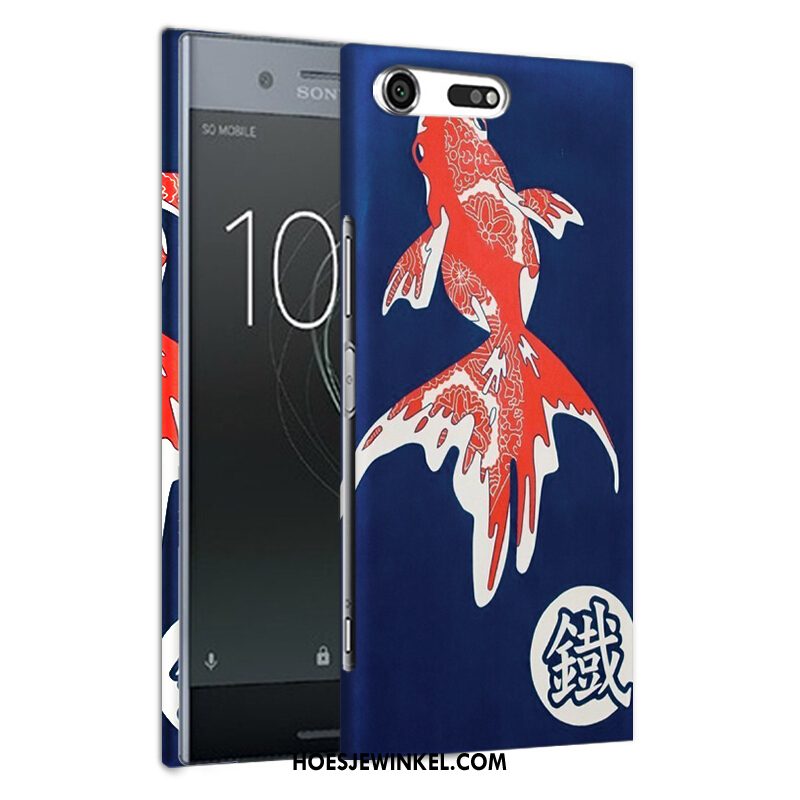 Sony Xperia Xz Premium Hoesje Donkerblauw Wind Mobiele Telefoon, Sony Xperia Xz Premium Hoesje Hard