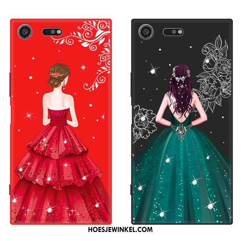 Sony Xperia Xz Premium Hoesje Zacht All Inclusive Mobiele Telefoon, Sony Xperia Xz Premium Hoesje Rood Siliconen