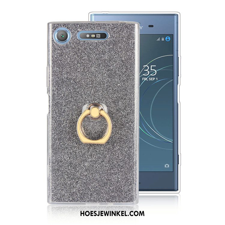 Sony Xperia Xz1 Hoesje Ring Anti-fall Bescherming, Sony Xperia Xz1 Hoesje Dun Zacht