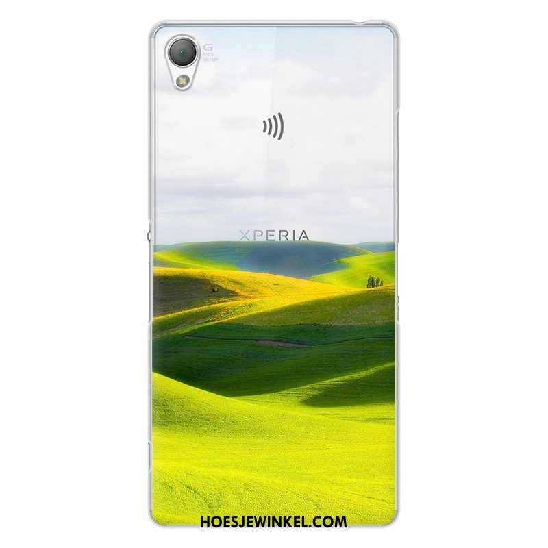 Sony Xperia Z3+ Hoesje Scheppend Spotprent Doorzichtig, Sony Xperia Z3+ Hoesje Original Bescherming