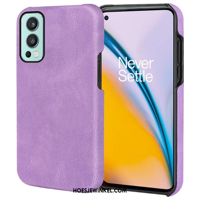 Telefoonhoesje voor OnePlus Nord 2 5G Nieuwe Kleuren Elegantie Ledereffect