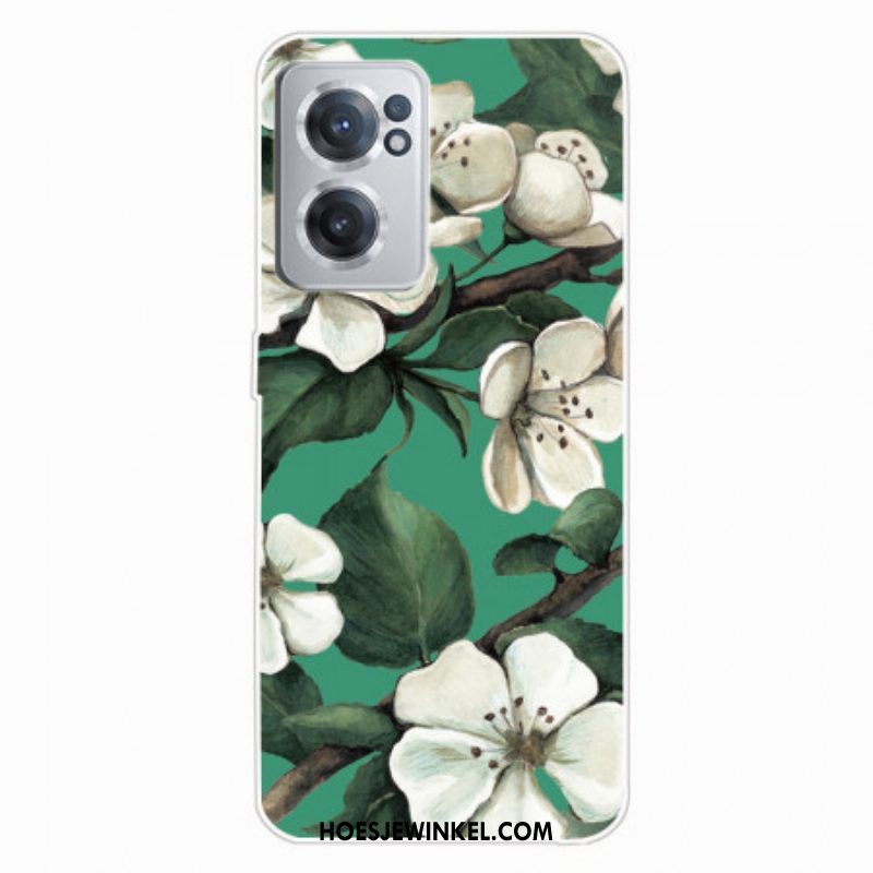 Telefoonhoesje voor OnePlus Nord CE 2 5G Lelietje-van-dalen Bloemen