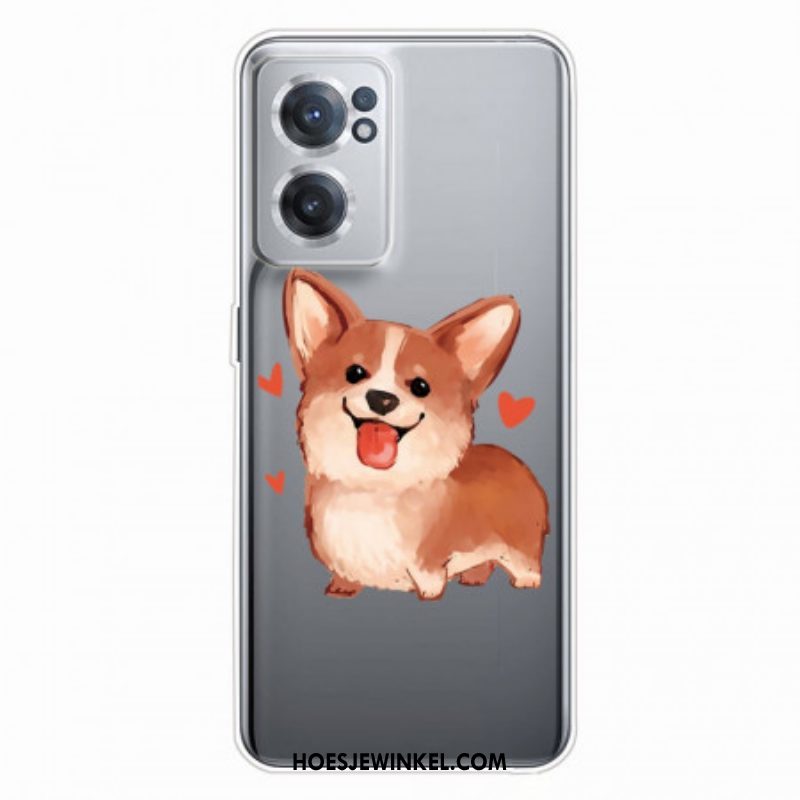 Telefoonhoesje voor OnePlus Nord CE 2 5G Vrolijke Pup