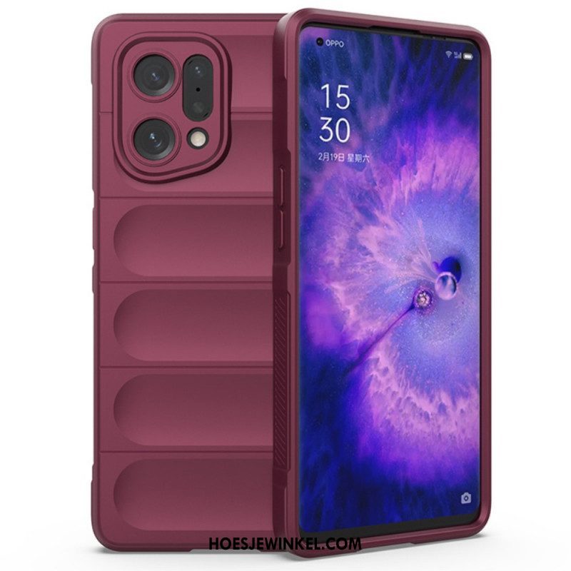 Telefoonhoesje voor Oppo Find X5 Eigentijds Silicium