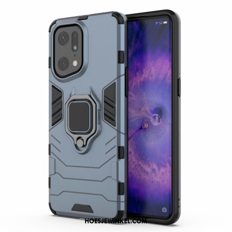 Telefoonhoesje voor Oppo Find X5 Pro Ringbestendig