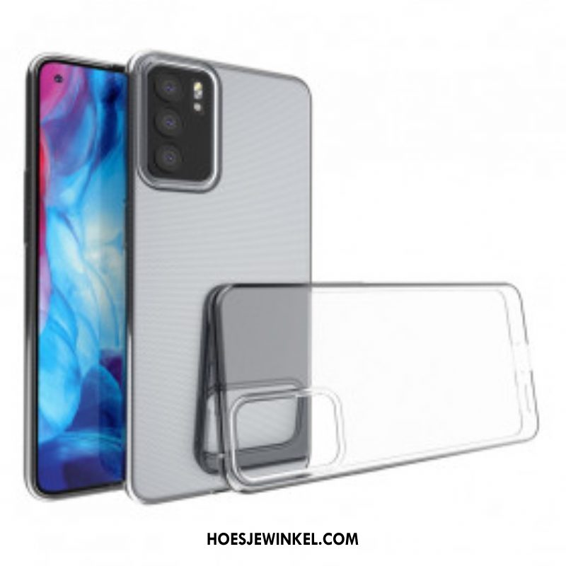 Telefoonhoesje voor Oppo Reno 6 5G Flexibel Transparant