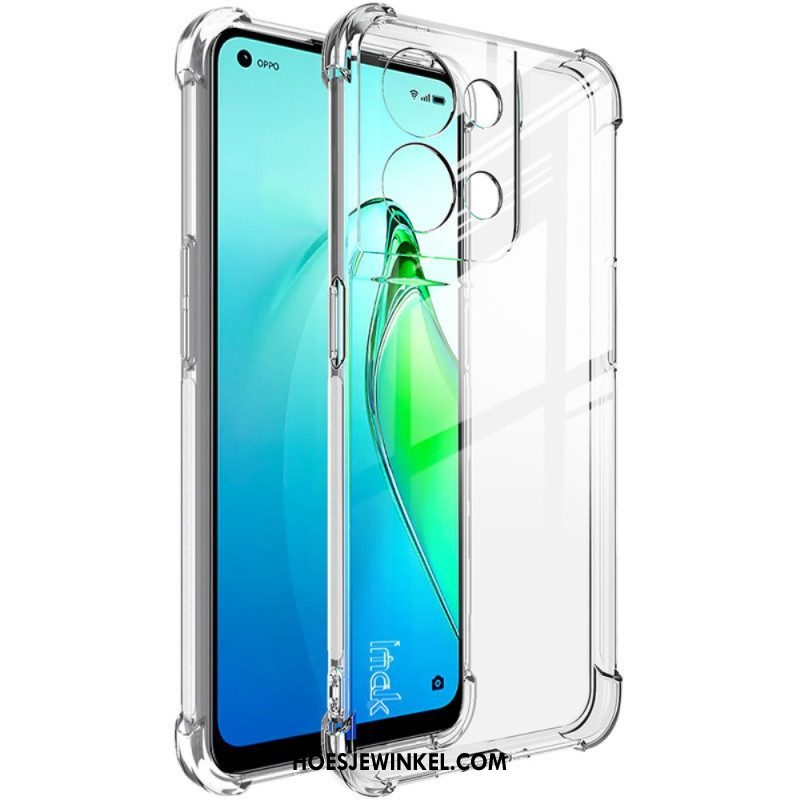 Telefoonhoesje voor Oppo Reno 8 Transparante Airbags Imak