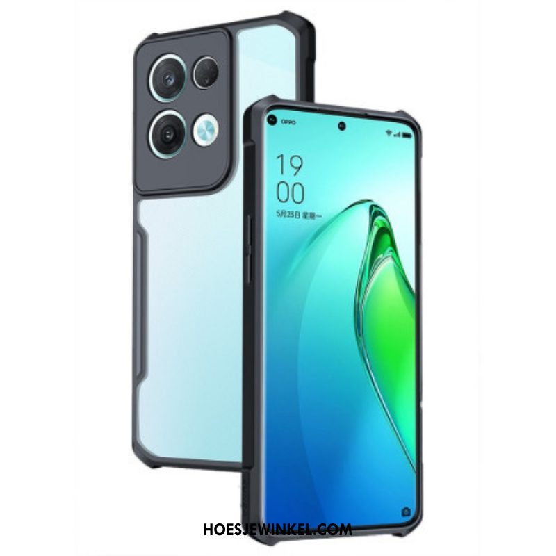 Telefoonhoesje voor Oppo Reno 8 Transparante Hybride