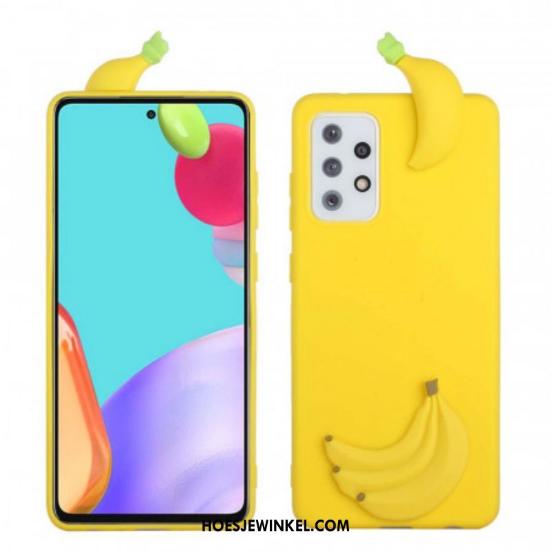 Telefoonhoesje voor Samsung Galaxy A53 5G 3d Banaan