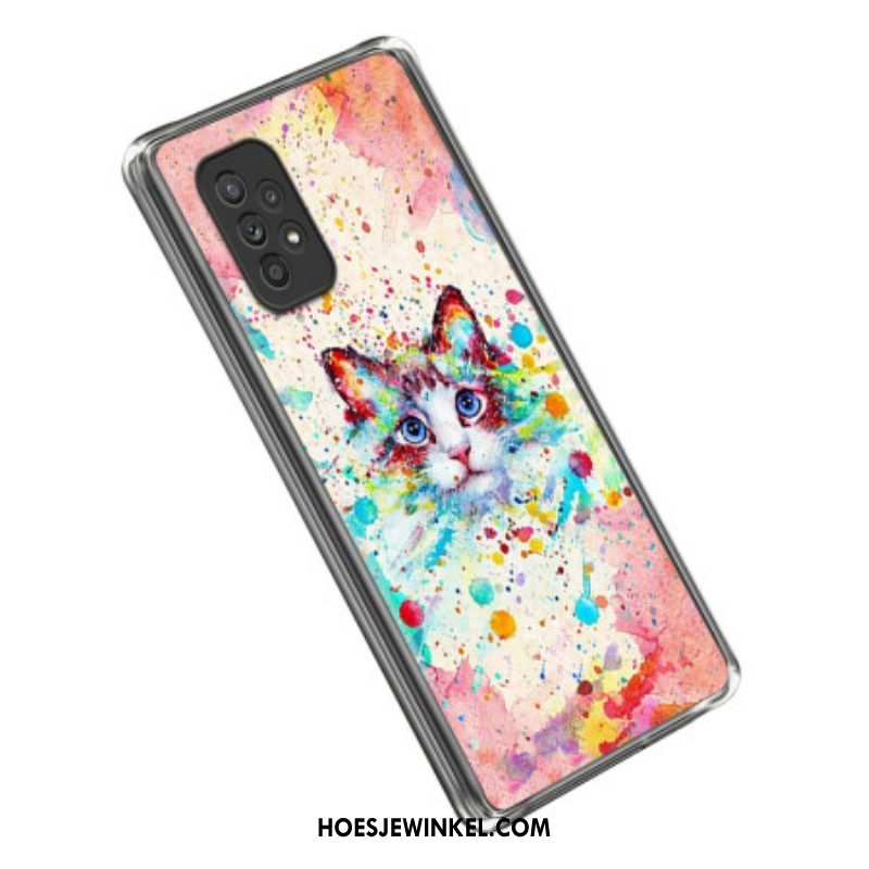 Telefoonhoesje voor Samsung Galaxy A53 5G Katten Kunst