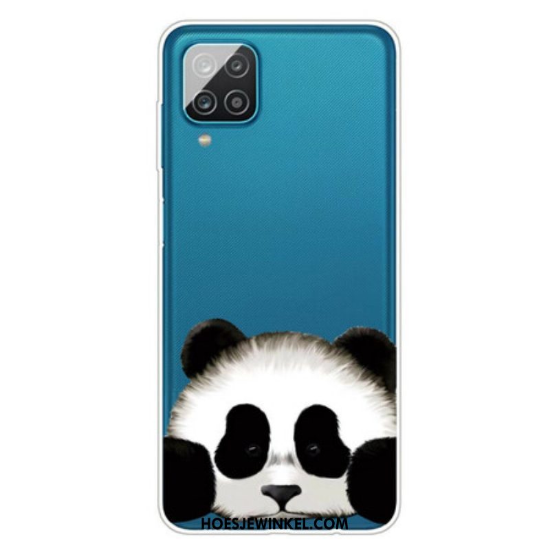 Telefoonhoesje voor Samsung Galaxy M12 / A12 Naadloze Panda