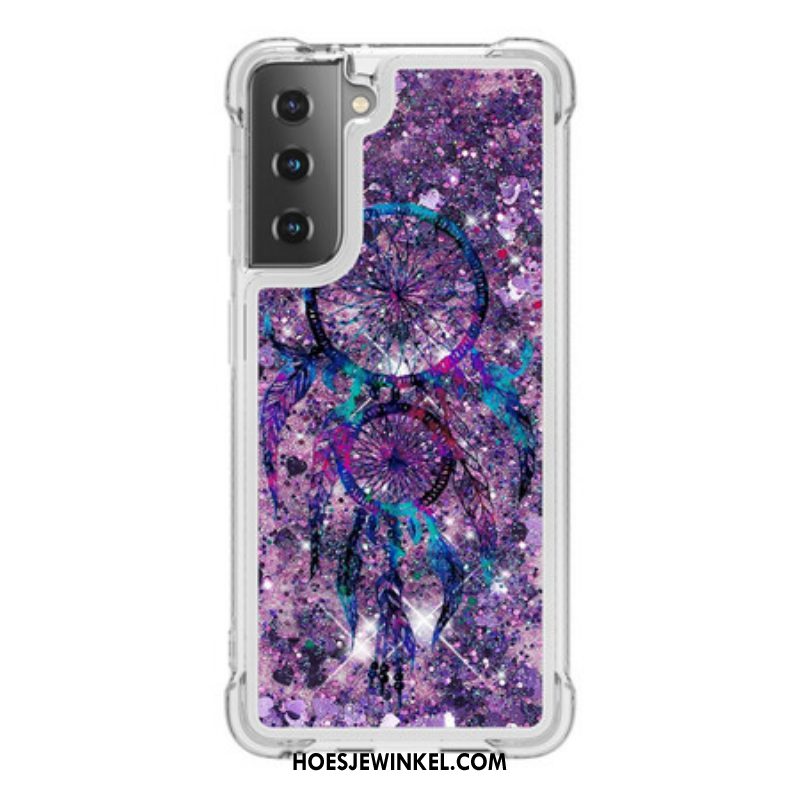 Telefoonhoesje voor Samsung Galaxy S21 5G Glitter Dromenvanger