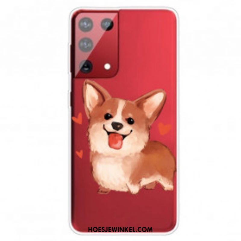 Telefoonhoesje voor Samsung Galaxy S21 Ultra 5G Mijn Kleine Hond