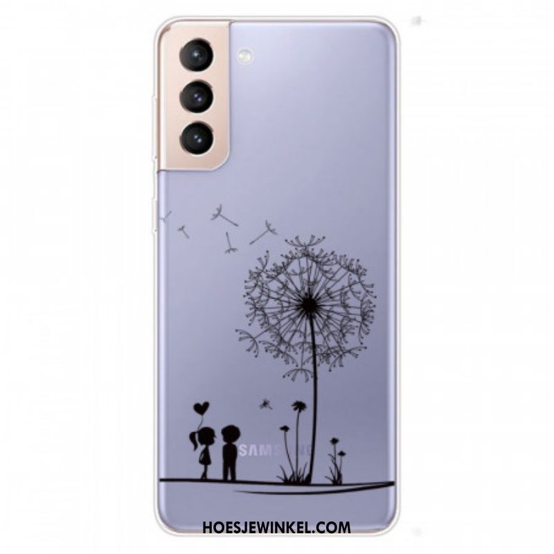 Telefoonhoesje voor Samsung Galaxy S22 Plus 5G Paardebloem Liefde