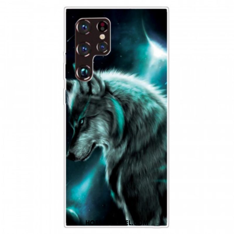 Telefoonhoesje voor Samsung Galaxy S22 Ultra 5G Kern Wolf