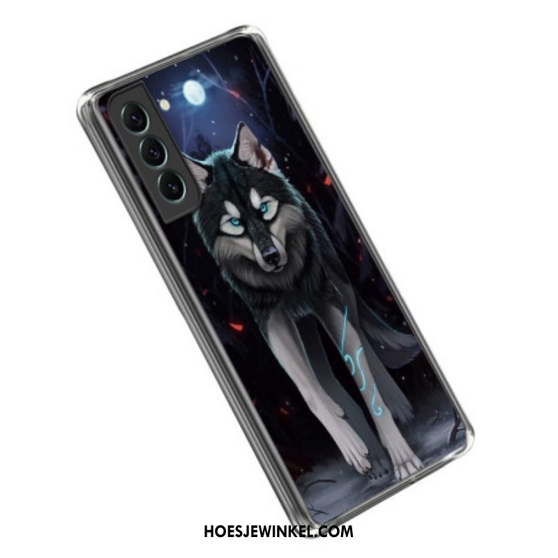 Telefoonhoesje voor Samsung Galaxy S23 5G Grafische Wolf