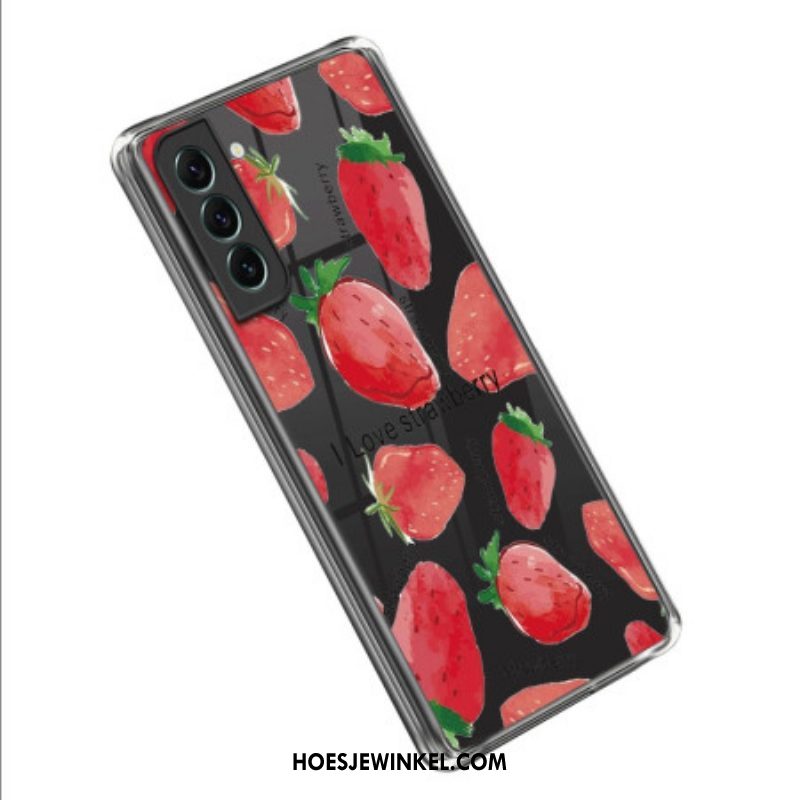 Telefoonhoesje voor Samsung Galaxy S23 5G Naadloze Aardbeien