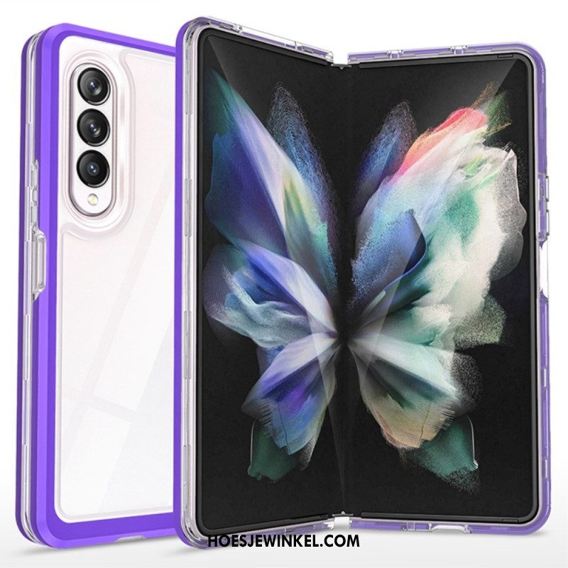 Telefoonhoesje voor Samsung Galaxy Z Fold 4 Transparante Sportkleding