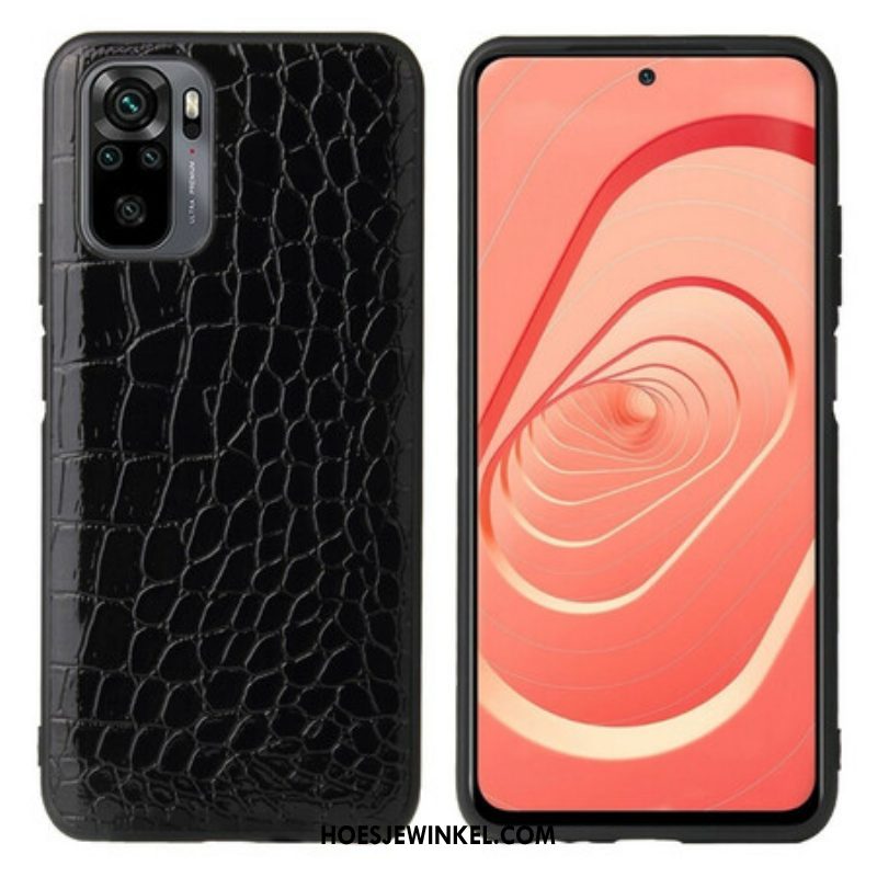 Telefoonhoesje voor Xiaomi Redmi Note 10 / 10S Krokodillenhuid-effect