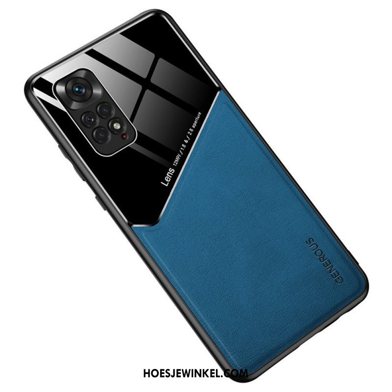 Telefoonhoesje voor Xiaomi Redmi Note 11 / 11S Magnetisch Leereffect